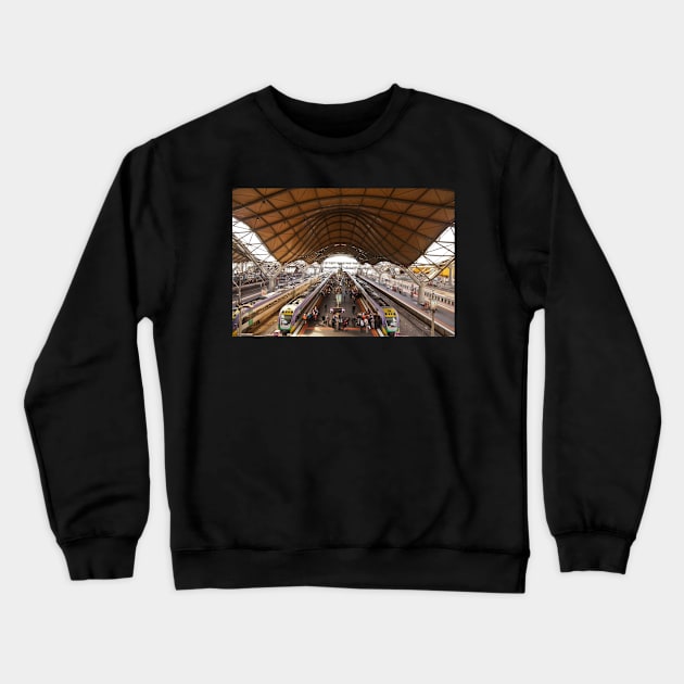 Southern Cross Station: A Wave of Beauty Crewneck Sweatshirt by Rexel99